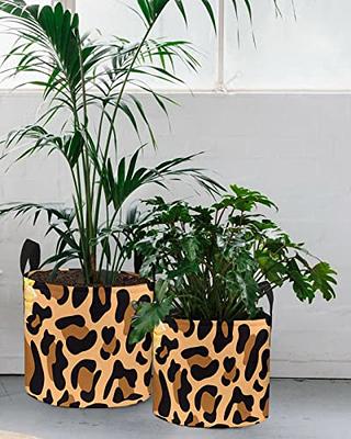 10 Gal Grow Bag with Handles- Leopard Animal Skin Print Yellow Sunflowers Plant  Growing Bags Breathable Fabric Flower Planter Pot for Garden Patio Spring  Blossoms Floral Tomato Potato Planting Bag - Yahoo Shopping