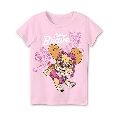 Toddlers Pink/Yellow/Beige) Set Shopping Paw Patrol Girls 3-Pack Nickelodeon T-Shirt Kids - 6X, Yahoo and 3-Piece for Short Sleeve (Size Bundle Set,