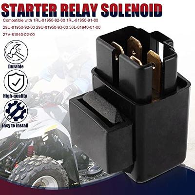 QAZAKY Starter Relay Solenoid for Yamaha Badger Big Wheel Big Bear