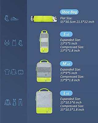 BAGSMART 6 Set Packing Cubes for Travel Accessories