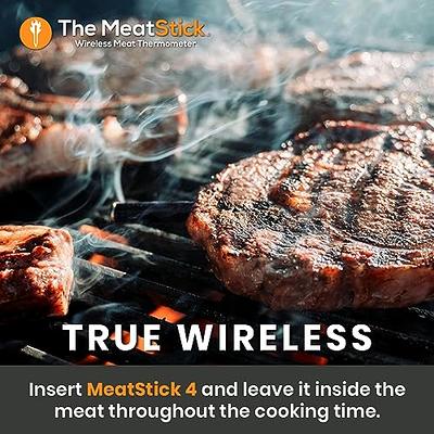 Smart Meat Thermometer with Bluetooth, 164ft Wireless Range for The Oven,  Grill, Kitchen, BBQ, Smoker, Rotisserie, 2 Probes