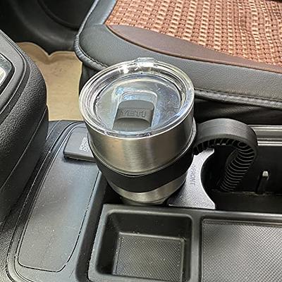 ALIENSX Tumbler Handle for YETI 20oz Rambler Cup, Anti Slip Travel  Mug Grip Cup Holder for Stainless Steel Tumblers, Yeti, Ozark Trail, Rtic,  Sic and More Tumbler Mugs (Black): Tumblers