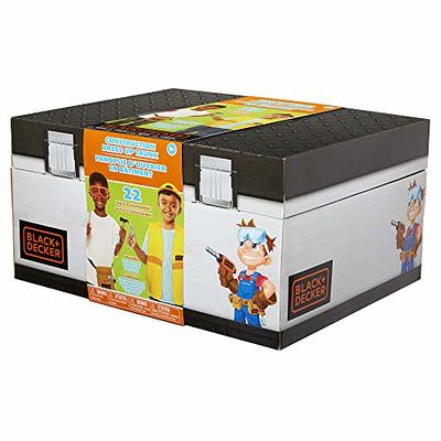  BLACK+DECKER Kids Tool Set Pretend Play Trunk with