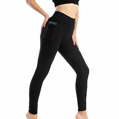 SMIDOW Same Day Yoga Pants Women Butt High Waisted Leggings for Women  Honeycomb Stretch Pull-on Jeggings with Pockets Seamless Scrunch Butt Gym  Yoga Pants Black M - Yahoo Shopping