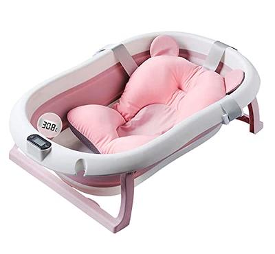 Mersuii Baby Bath Cushion Pad Newborn Bathtub Mat Non-Slip Bath