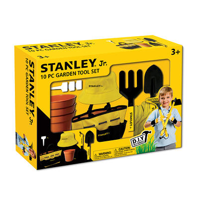 Stanley Jr. Kid-Sized Wooden Garden Tool Set for Kids, 4-Piece Bundle,  Develop Garden Skills, Fine Motor Skills in the Kids Play Toys department  at