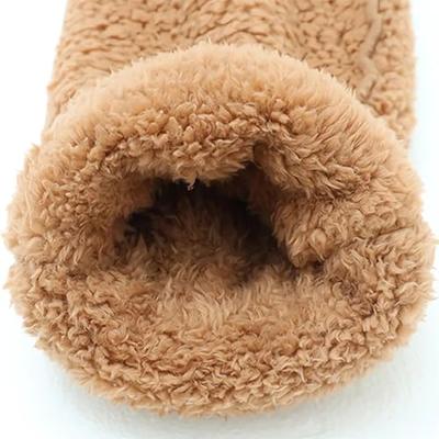 cofshc Plushwarmth Long Socks Fuzzy Plush Warm Slipper Socks with Grippers  Soft Teddy Fluffy Legs Warmers Toe Socks Winter (Dark gray) - Yahoo Shopping