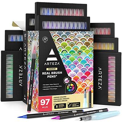 Watercolour Brush Pens & 2 Blending Brushes - Chalkola Arts and Craft