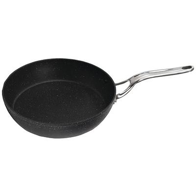 The Rock by Starfrit 7.08 Personal Wok Pan with Stainless Steel