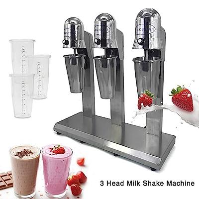 awolsrgiop 110V 3-Head Commercial Milk Shake Drink Mixer, Milkshaker Milk  Blender Stainless Retro Milkshake Maker & Milk Frother Drink Mixer Machine  for Tea Shop, Beverage Shop, Coffee Shop - Yahoo Shopping