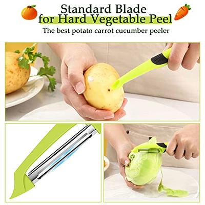 Vegetable Potato Peelers for Kitchen, Y Peeler for Apple Fruit Carrot  Zucchini Cucumber Potatoes, Good Grip Veggie Peeler Makes Peeling Very Easy