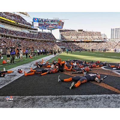 Evan McPherson Cincinnati Bengals Unsigned Kicking Photograph