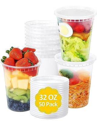 12 PC Small Food Storage Container Meal Prep Freezer Microwave Reusable 9.5oz