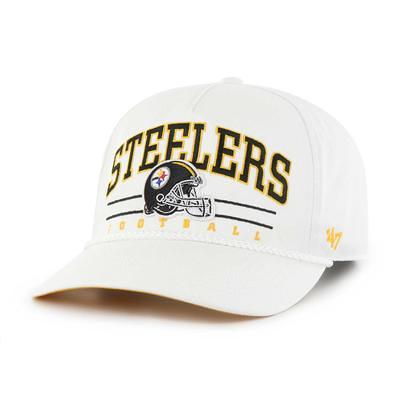 Women's '47 Black Pittsburgh Steelers Finley Clean Up Adjustable Hat