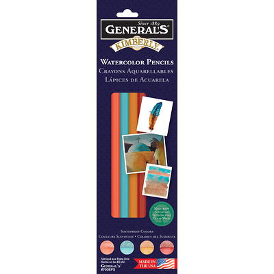 General Pencil Multi-Pastel Chalk Pencil Set, Bright Colors