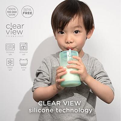 Olababy Silicone Training Cup with Lid + Straw