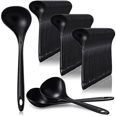 Hutzler Cook & Serve Melamine Utensils 12-Piece Set, Black