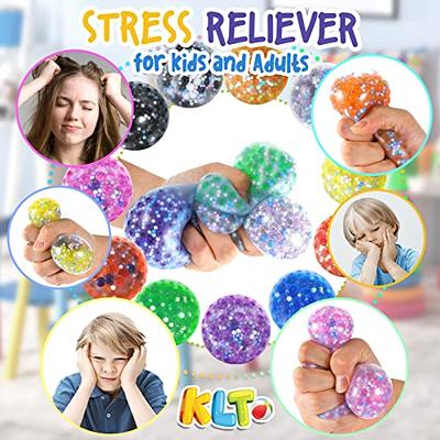 Special Supplies Squish Water Beads Stress Ball (12-Pack) Squeeze