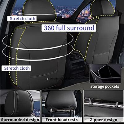 DISUTOGO Front Seat Covers Fit for Subaru Forester 2007-2023, Faux Leather  Automotive Seat Covers Breathable Waterproof Seat Cushions Compatible with  Airbag (2 Seats,Black & Red Line) - Yahoo Shopping