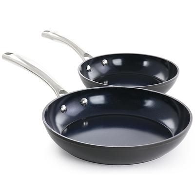 Kenmore Arlington 12-Piece Ceramic Cookware Set - Black Diamond