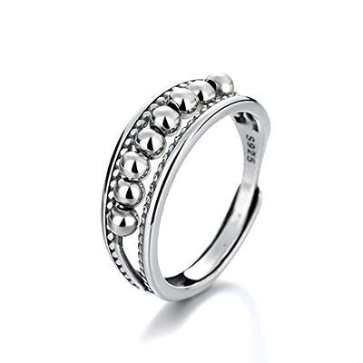 Buy Anxiety Ring for Women Fidget Anxiety Rings for Anxiety Rotatable Spinner  Rings for Anxiety Stress Relieving Anxiety Rings Spinner Women Stress  Roller Rings Anxiety Spinner Ring Size 6-10 Online at desertcartINDIA