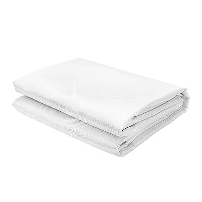 House2Home White Non-Woven Interfacing Fabric for Sewing, 40 inch