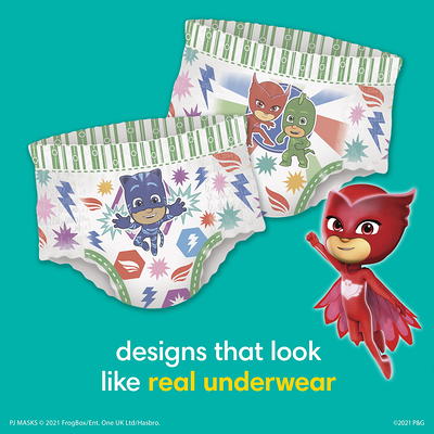 Pampers Easy Ups PJ Masks Training Pants Toddler Boys Size 5T/6T 15 Count  (Select for More Options) - Yahoo Shopping