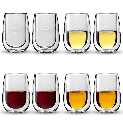 Moderna Artisan Series Double Wall 12 oz Beverage Glasses - Set of