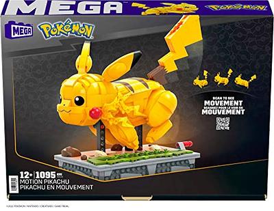 Mattel MEGA Pokémon Collectible Building Toys For Adults, Motion Pikachu  With 1095 Pieces And Running Movement, For Collectors : Toys & Games 