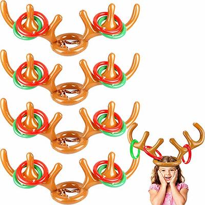 4 Pack Inflatable Antler Ring Games, Reindeer Ring Stocking Stuffers for  Christmas Party Games Funny Gifts Kids Adults Outdoor Indoor Favors - Yahoo  Shopping