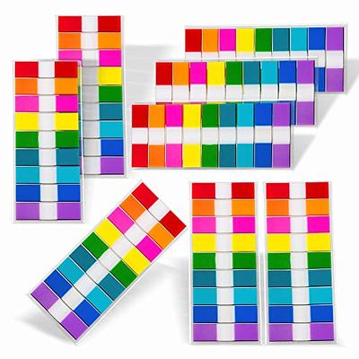 Xrkuu 1440 Pcs Sticky Index Tabs, Margin Assorted Gradient File Note  Rainbow Colored Book Annotation Page Marker Flag Classify Office Student  Learning Reading Stationery (12 Packs) : : Office Products