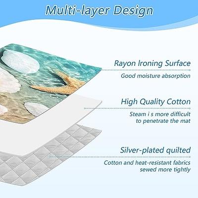 xigua Beach Ironing Mat with Silicone Rest Pad, Foldable Quilted Heat  Resistant Ironing Pad, Thickened Travel Ironing Pad for Washer, Dryer,  Table Top, Countertop, Ironing Board - Yahoo Shopping
