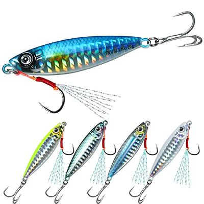 TRUSCEND Fishing Lures for Pike, Soft Swimbaits with Pre-Rigged
