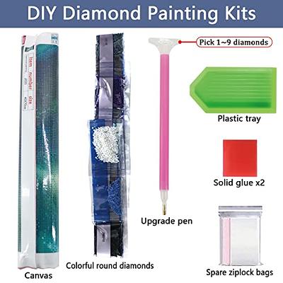 MXJSUA Diamond Painting Kits for Adults Round Full Drill Diamond