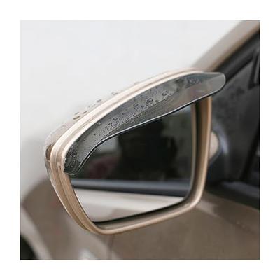  2PCS Mirror Rain Visor,Universal Car Rearview Mirror Rain Cover  Sun Visor Side View Mirror Rain Eyebrow Guard for Cars Tucks SUV  Accessories (01) : Automotive