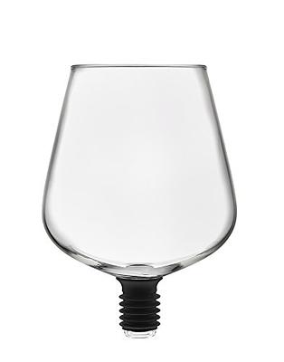 Godinger ChugMate Wine Glass Topper, Goblet to Drink Straight from