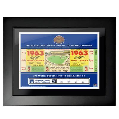 Los Angeles Angels Highland Mint 13 x 13 World Series Ticket