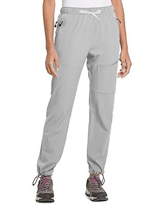BALEAF Women's Hiking Pants Joggers Workout Athletic Lightweight Quick Dry  Zippe