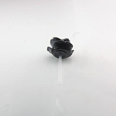 Pretty Smart 9mm Small Rose Studs Hypoallergenic Plastic Post Earrings  Metal Sensitive Ears (Black) - Yahoo Shopping