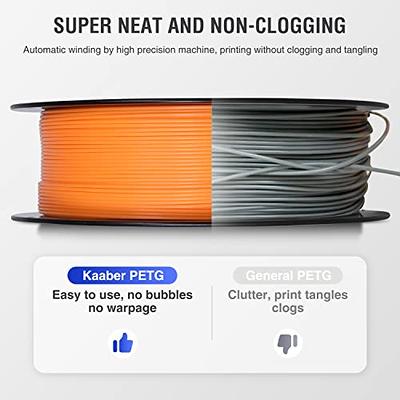 Kaaber PETG Filament 1.75mm, 1kg PETG Orange Filament Plastic Board Spool,  PETG 3D Printer Filament, Fit for Most 3D Printers Using 3D Filaments -  Yahoo Shopping