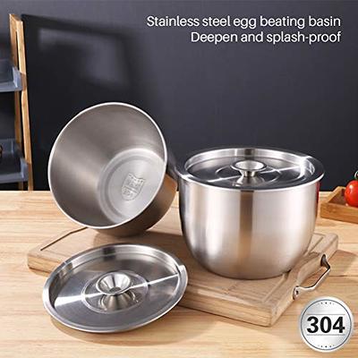 Kitchen Stainless Steel 304 Mixing Bowl Deep Design Cooking Baking