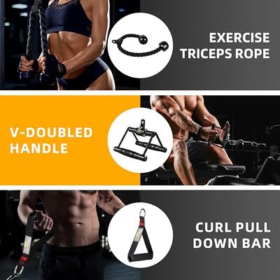 Clearance Standard Exercise Set Fitness Home Gym Cable Machines Attachment  Bodybuilding Muscle Strength Training Workout Gym Accessories