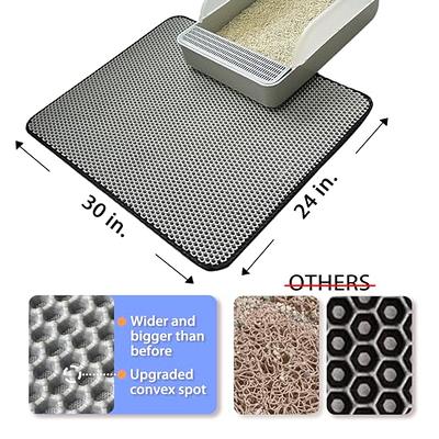 Cat Litter Mat Double Layer Waterproof Urine Proof Trapping Mat 1 Pack  (24x15 Inch (Pack of 1)) - Yahoo Shopping