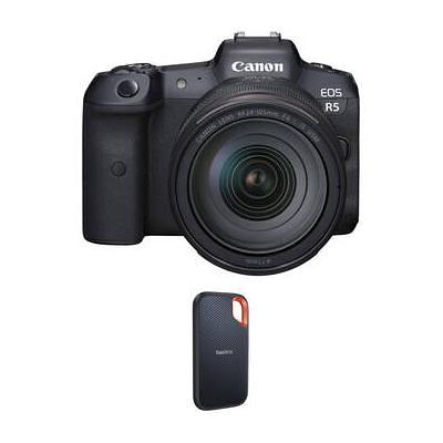 Canon EOS R100 Mirrorless Camera 6052C002 B&H Photo Video