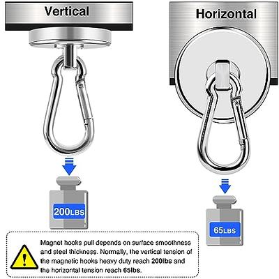 DIYMAG Magnetic Hooks, 25lbs+ heavy duty magnetic hooks cruise for hanging,  super strong magnet hooks for cruise cabin