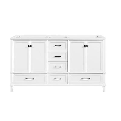 Home Decorators Collection Merryfield 60 In W X 21 1 2 In D Bathroom Vanity Cabinet Only In White Yahoo Shopping