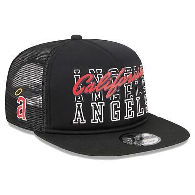 Los Angeles Angels New Era Retro Beachin' Trucker 9FIFTY Snapback Hat -  Natural