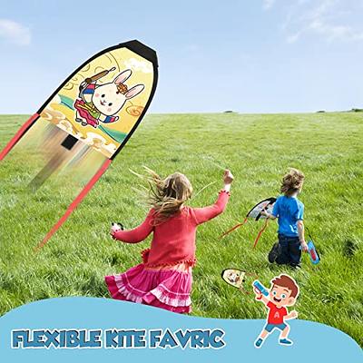 Kids Kite Launcher Toy 3Pcs Kite Launcher with 3 Kites Outdoor