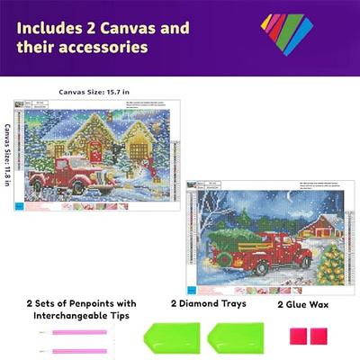 TINY FUN Diamond Painting Kits for Adults&Kids DIY 5D Diamond Art Paint  with Round Diamonds Full Drill Cow Gem Art Painting Kit for Home Wall Decor  Gifts(12x16inch/30 40cm)