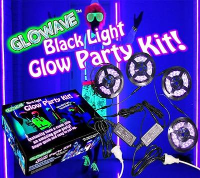 Black Lights, U`King 72W 36LED UV Blacklight with Glow in The Dark Party  Supplies by DMX and Remote Control for Stage Lighting